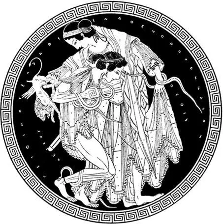Рис 139Фетида и Пелей краснофигуный килик античная Греция V в до н э В - фото 144