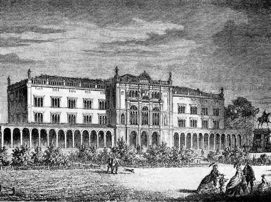 Илл 16 Новое здание университета с гравюры 1862 г построено по проекту - фото 16