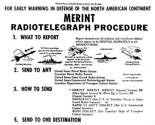 Фото 1Фрагмент Инструкции ВМС США 1959 года по действиям в случае обнаружения - фото 1