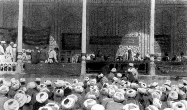Заседание I Всебухарского народного курултая съезда 14 сентября 1920 г - фото 98