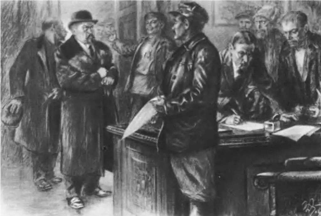 Национализация фабрикиС картины И А Дайца Ходоки у В И ЛенинаС - фото 10