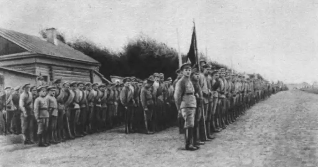 Смотр одной из первых регулярных частей Красной Армии в Пензенской губернии - фото 43