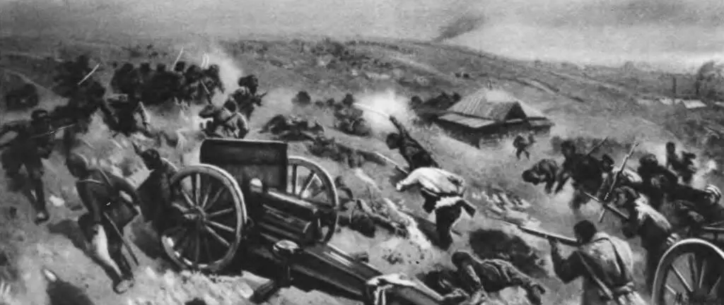 Оборона Царицына в 1918 году С картины М Б Грекова Мятеж поднятый в июне - фото 49