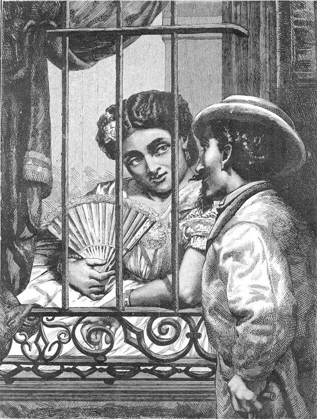 Флирт у гаванского окна Из журнала Harpers Weekly 3 мая 1873 г Чем - фото 15