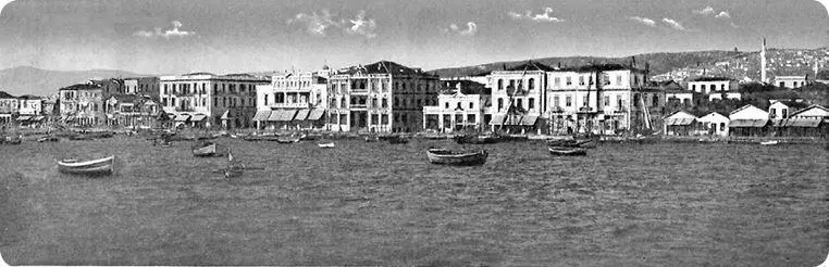 Панорама Селаника в 1917 году Французская открытка Центр Салоник после - фото 26