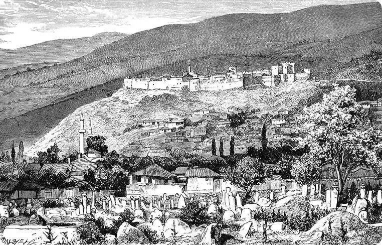 Замок Призрена 1877 год Иллюстрация из книги Славянские провинции - фото 63