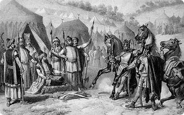 Павле Чортанович и Адам Стефанович Милош Обилич у шатра султана Мурада 1887 - фото 70