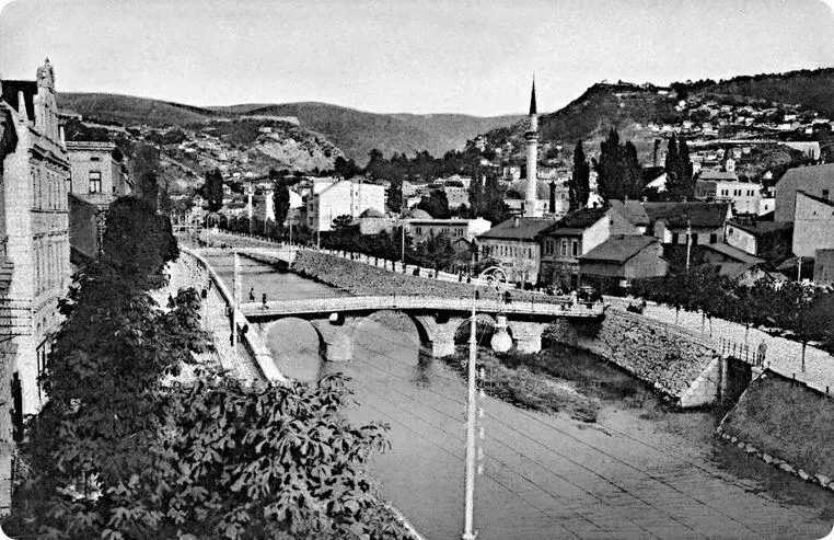 Латинский мост Сараево Открытка 1913 год К третьей годовщине покушения у - фото 77
