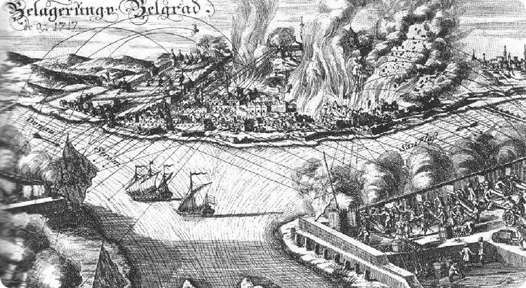 Взятие Белграда Евгением Савойским в 1717 году Гравюра Национальная - фото 88