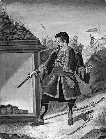 Павле Чортанович Стефан Синджелич во время Чегарской битвы 1900 год Музей - фото 107