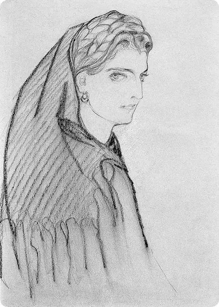 Елена Киселева Черногорка 1920 год Воронежский областной художественный - фото 122