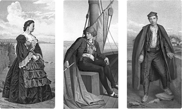 Луи Сальватор Иллюстрации из издания Типажи сербов Адриатики 1870 год - фото 151