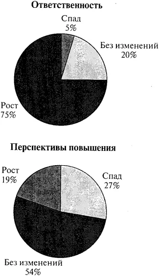Рис 137Служащие ощущающие изменения степени ответственности и перспектив - фото 70