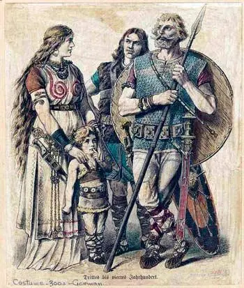 Семья древних германцев Главными занятиями германцев были скотоводство и - фото 2
