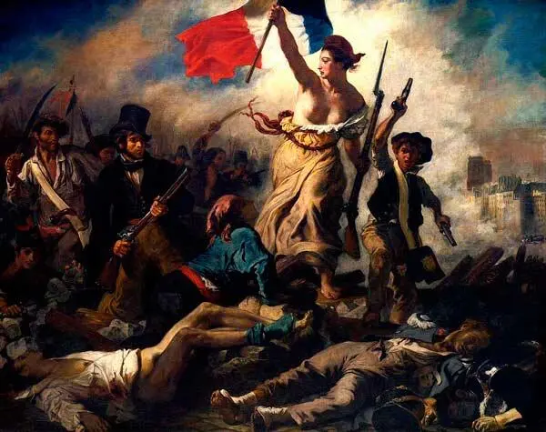 Свобода ведущая народ Картина 1830 Э Делакруа в честь Июльской революции - фото 62
