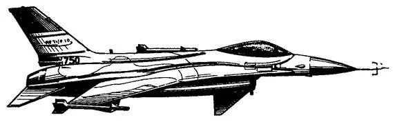 Рис 10Экспериментальный истребитель F16 AFTI в полете Испытываемая в - фото 10