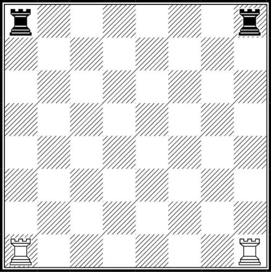 Рядом с ладьями на первой и последней горизонтали располагаются шахматные КОНИ - фото 27