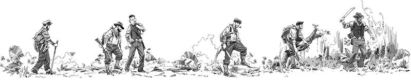 Пройдя чуть дальше Хейтер вдруг остановился и остальные врезались в него - фото 42