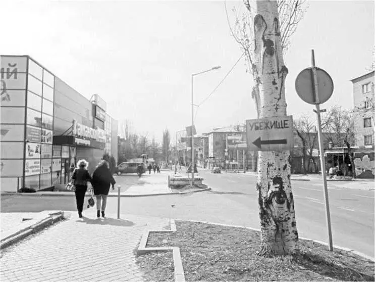 У входа в бомбоубежище Конечно же не все настроены так радикально но - фото 45