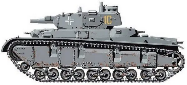 Немецкий 3башенный танк Pzkpfw NbFz neubaufahrzeug За рубежом идея - фото 41