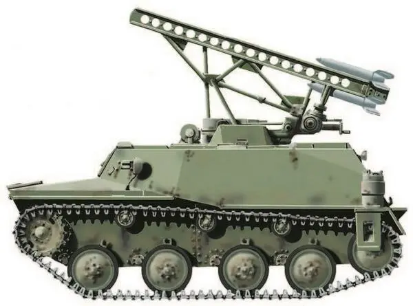 Советская установка БМ824 на шасси лёгкого танка T40 Самоходная - фото 72