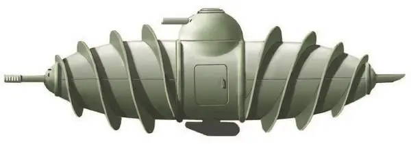 Бронированный винт ЗСТК18 С М Кириллова земноводный скоростной танк - фото 96