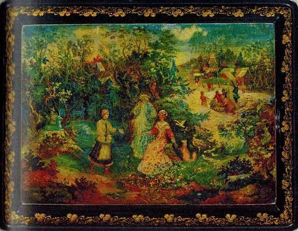 Н И Шишаков Ларец Снегурочка 1958 Н И Шишаков Шкатулка - фото 100