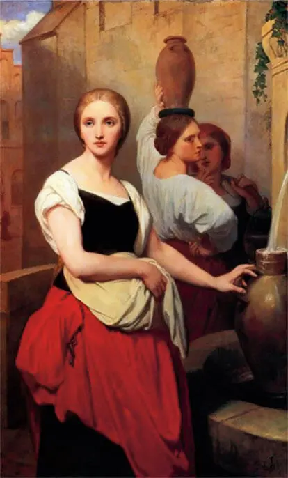 Ари Шеффер Маргарита у фонтана 1858 Камиль Коро Туалет 1859 Камиль Коро - фото 5
