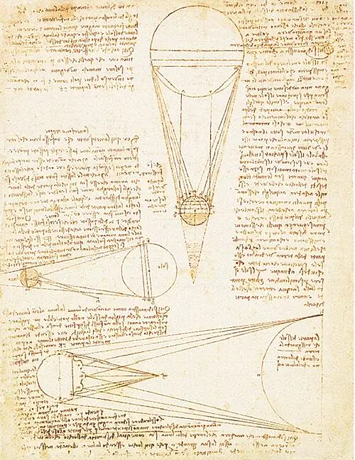 Леонардо да Винчи Страница из Лестерского кодекса 1510 В В тренде Что - фото 3