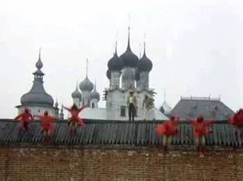 Опричники клюнули на эту провокацию и прыгнули вниз Глупый Бунша зачемто - фото 274