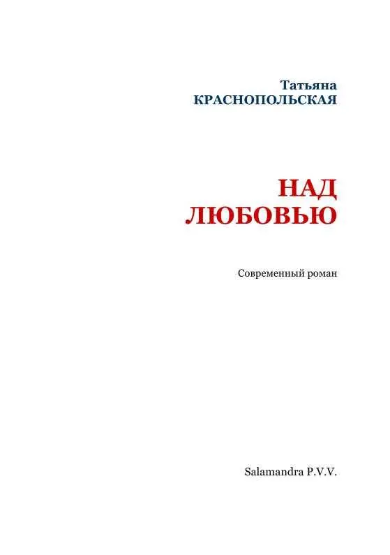 НАД ЛЮБОВЬЮ Современный роман ЧАСТЬ I Глава I День медленно уходил - фото 1