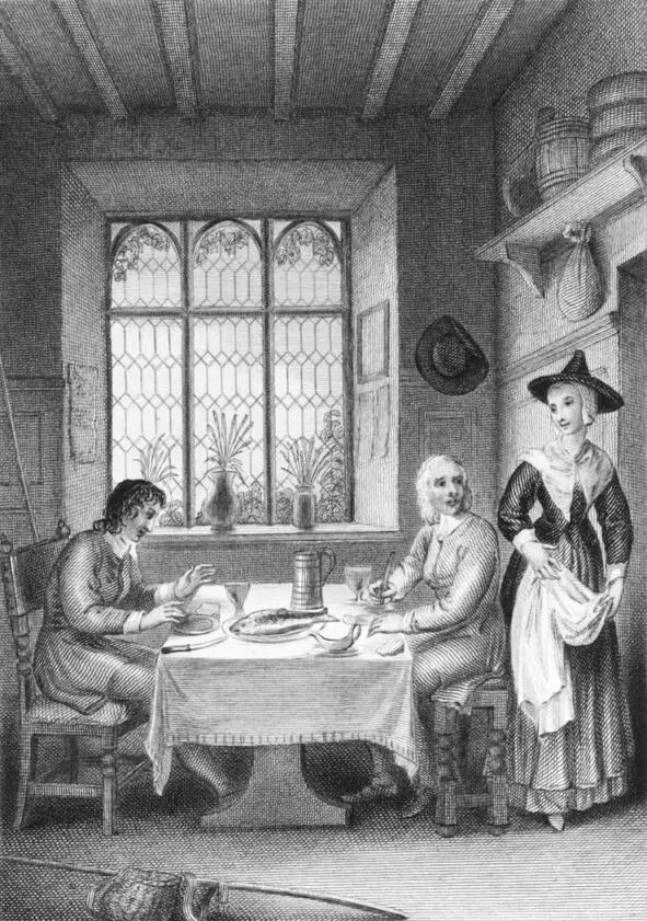 Обед в таверне Гравюра Августа Фокса по рисунку Томаса Стотхарда 1825 Глава - фото 9