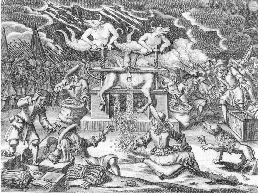23 Политическая карикатура направленная против де Виттов 1672 г 24 - фото 15