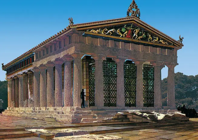 Рис 103 Храм Афайи Реконструкция о Эгина Греция Рис 104 Храм Геры в - фото 246