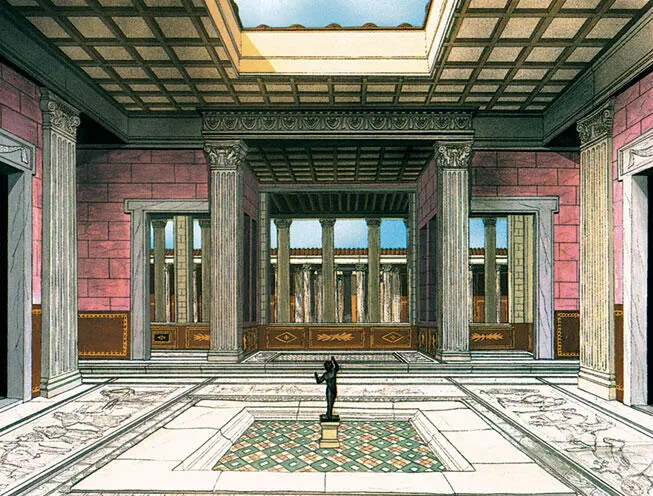Рис 168 Атрий дома Фавна Реконструкция Помпеи Италия Рис 169 - фото 314