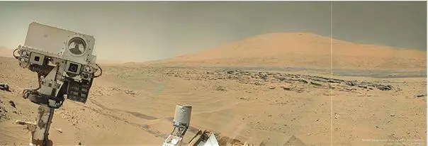 Здесь возникает такое впечатление что своим селфи Curiosity сознательно портит - фото 55