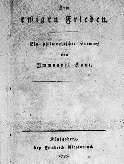 О вечном мире философское произведение Иммануила Канта 1795 - фото 43