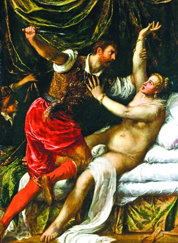 ТИЦИАН ТАРКВИНИЙ И ЛУКРЕЦИЯ 15681571 Сын Тарквиния Гордого Секст Тарквиний - фото 75