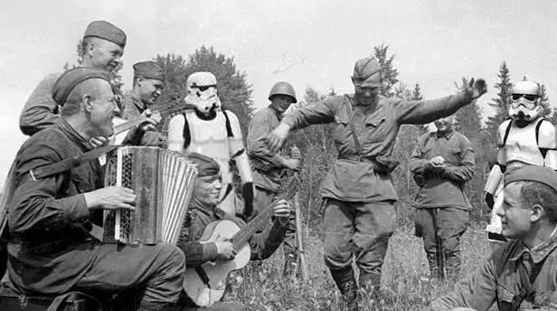 Фото военкорр АИСтановов 1941 окрестности Речицы Бел ССР Часть II - фото 1