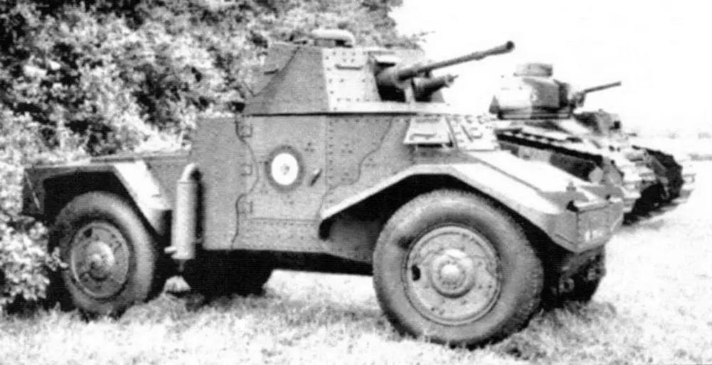 Лёгкий разведывательный бронеавтомобиль Panhard 178 AMD35 1934 г с - фото 33