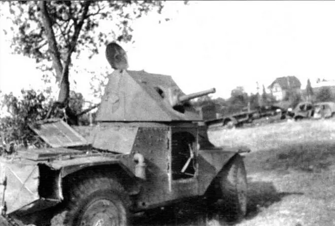 Бронеавтомобиль Panhard 178 с треугольной башней Рено Подбит 15 июня 1940 г - фото 38