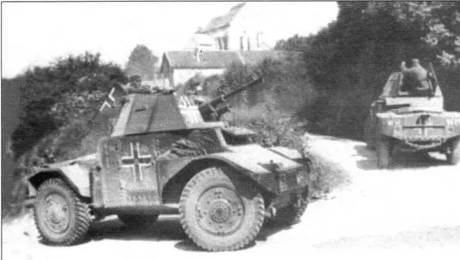 Panhard 178 захваченный в качестве трофея на службе в немецкой армии Для - фото 39