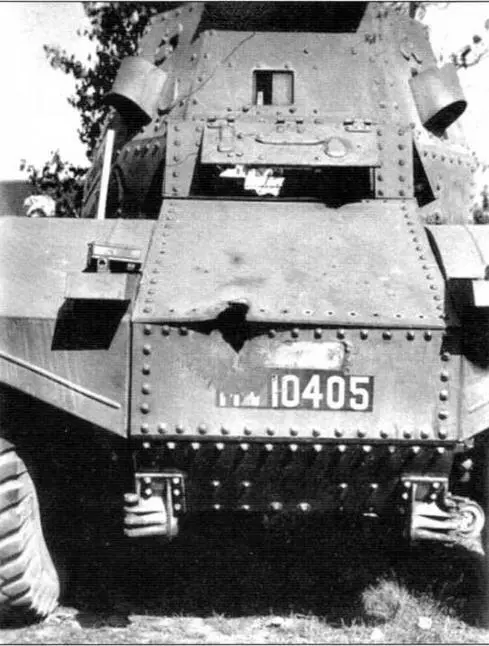 Радиомашина Panhard AMD35 Башня заменена на неподвижную броневую рубку - фото 46