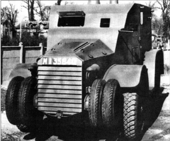 Штабная бронированная радиомашина Lorraine28 с полностью закрытым корпусом и - фото 48