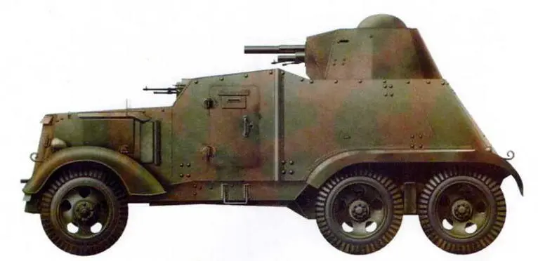 Бронеавтомобиль Chevrolet AAC 1937 камуфляжа армии испанских республиканцев - фото 60