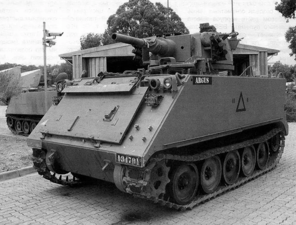 Бронетранспортёр М113 с башней БТР Саладинс 76мм орудием 1970 г Танковый - фото 49