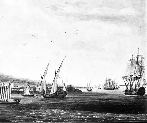 Я Хаккерт Русская эскадра у берегов Катании на Средиземном море в 1770 г Всё - фото 52