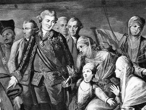 Неизвестный художник Граф Алексей Григорьевич Орлов после Чесменского боя - фото 59