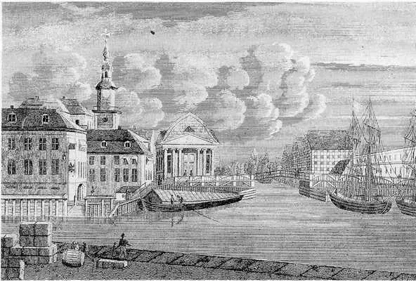 Кёнигсберг Вид на старую биржу у ворот Грюнес Тор ок 1840 Кёнигсберг Вид - фото 7