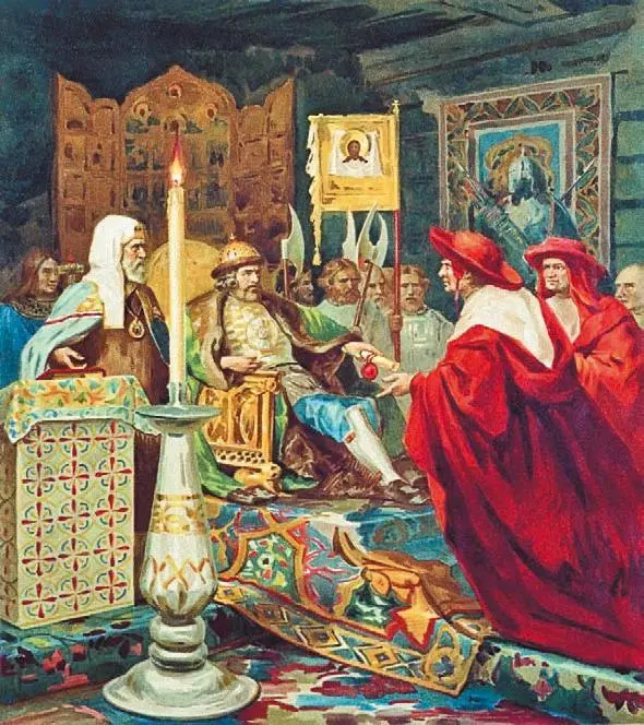 ГИ Семирадский Александр Невский принимает папских легатов Конец и вновь - фото 163
